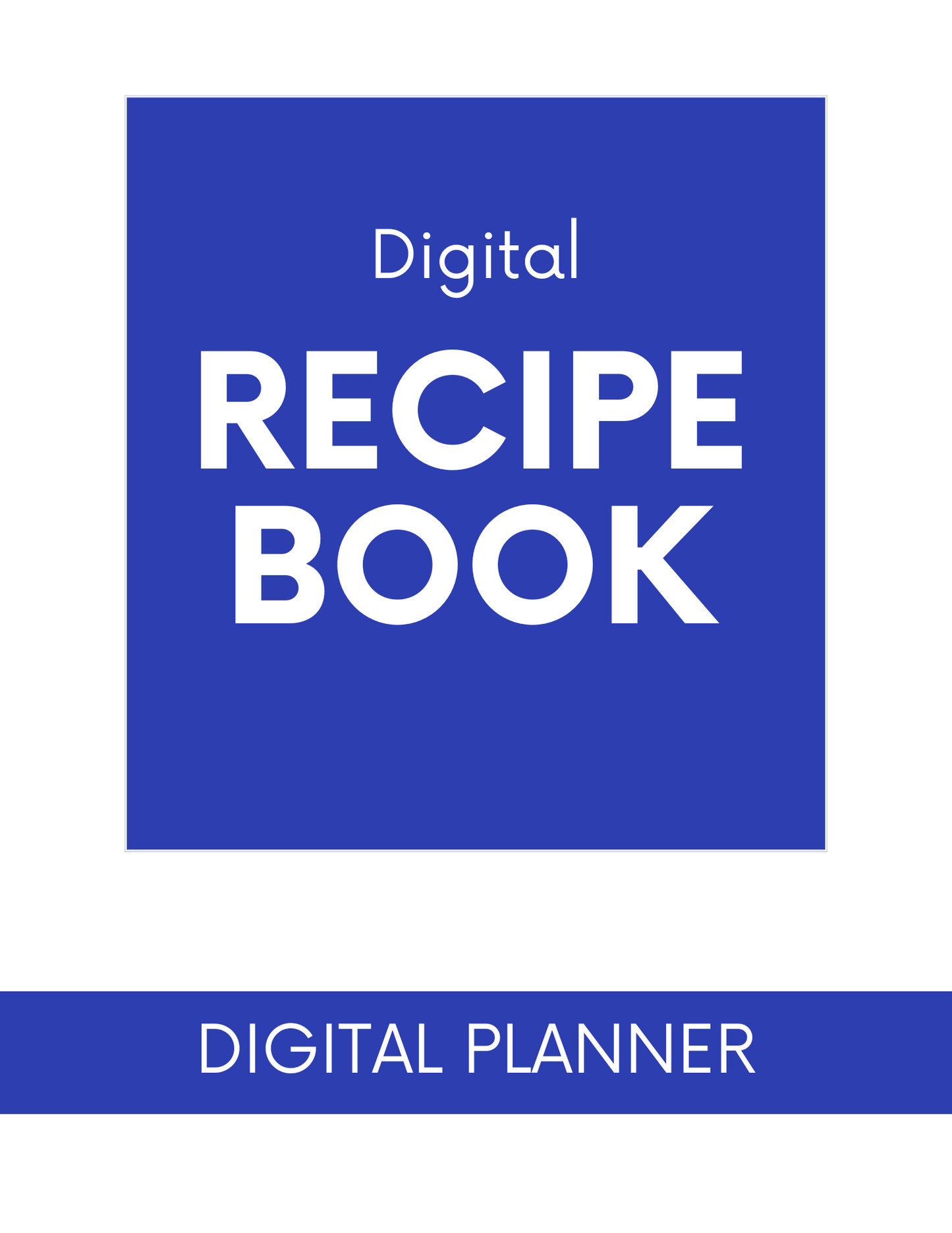Digital Recipe Planner